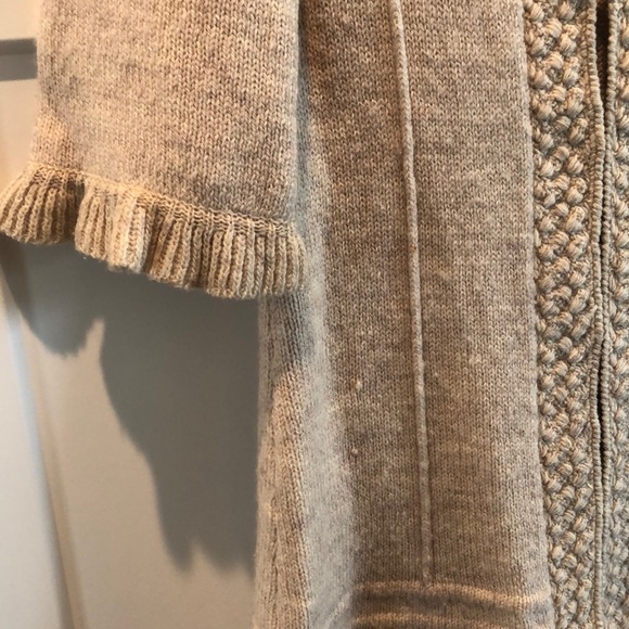 Tan Anthropologie HWR Sweater Coat - Picture 6 of 8